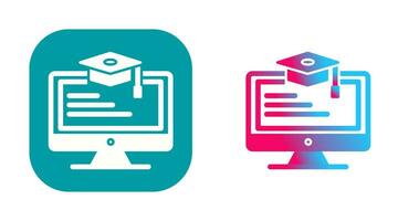 Online Learning Vector Icon