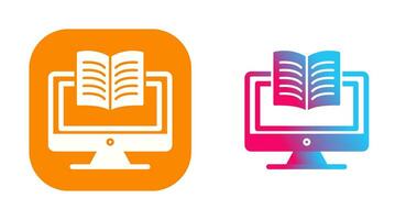 Digital Learning Vector Icon