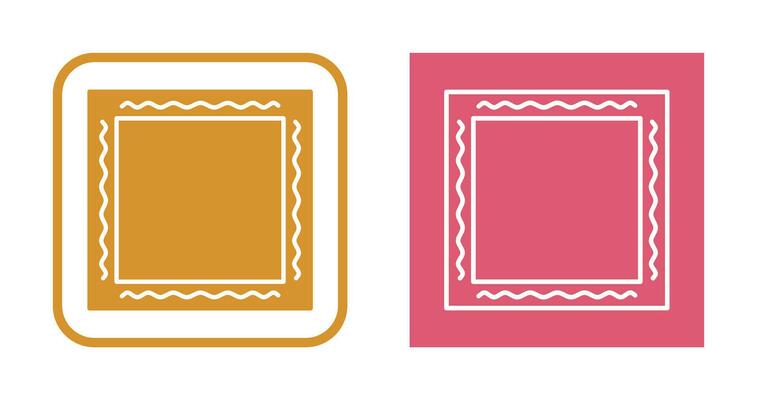 Unique Frame Vector Icon