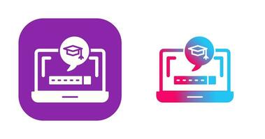 Digital Learning Vector Icon