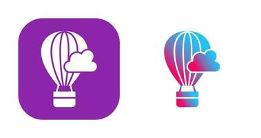 Hot Air Baloon Vector Icon