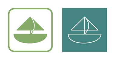 Small Yacht Vector Icon