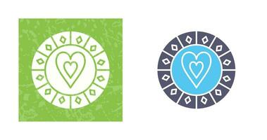 Heart Chip Vector Icon