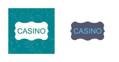 Casino Sign Vector Icon