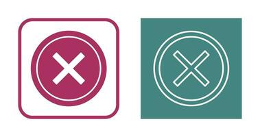 Do Not Cross Vector Icon