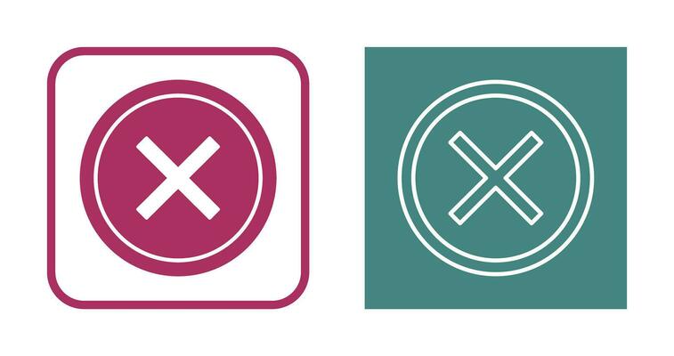 Do Not Cross Vector Icon