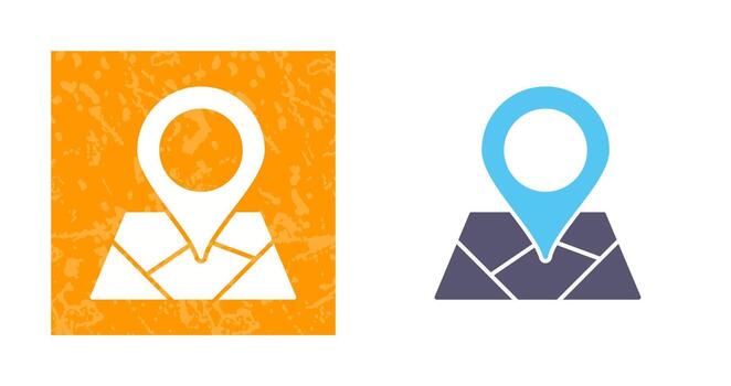 icono de vector de mapa