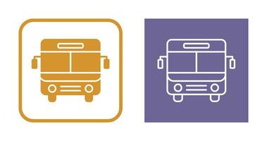 icono de vector de bus