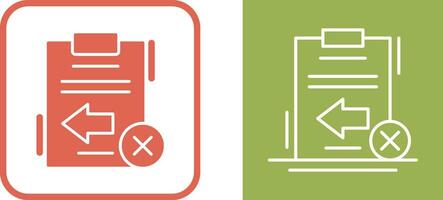 Return Failed Vector Icon