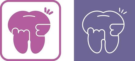 Toothache And Plaque Vector Icon