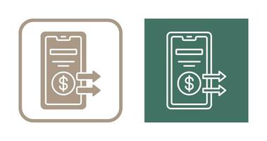 icono de vector de transferencia