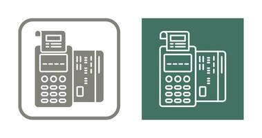 icono de vector de terminal pos