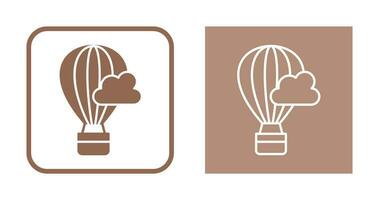 Hot Air Baloon Vector Icon