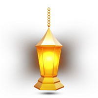 realistic islamic lantern 3d illustration ramadan lantern design png