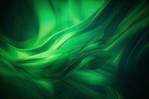 Soothing Green Abstract Background for Relaxation and Meditation photo