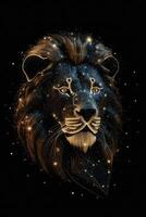 Leo Constellation The Majestic Stars in the Night Sky photo