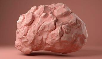 Realistic Pink Rock Background with Bulbous Clusters photo