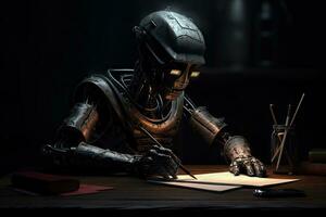 Artificial Intelligence Creating in the Dark photo