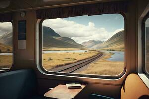 A Scenic Train Journey from London to Edinburgh photo
