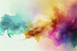 Vibrant Watercolor Texture Background for Creative Projects photo