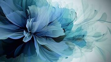 Delicate Blue Floral Background photo