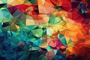 Abstract Triangulated Background Illustration photo