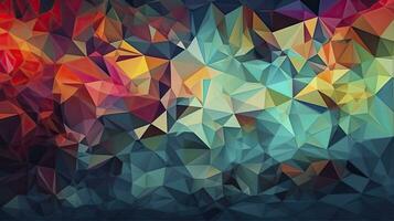 Abstract Triangulated Background Illustration photo