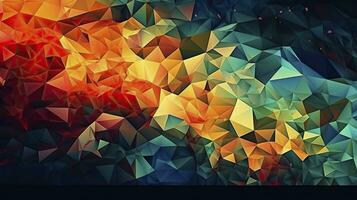 Abstract Triangulated Background Illustration photo