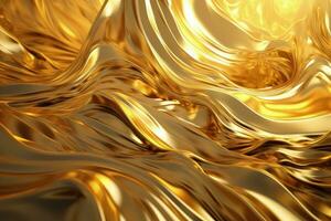 Golden Abstract Design with Light Texture photo