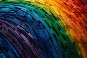 Vibrant Rainbow Abstract Background in HyperRealistic Detail photo