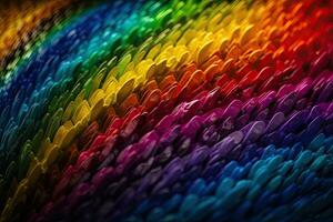 Vibrant Rainbow Abstract Background in HyperRealistic Detail photo