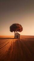 Stunning Minimalistic Landscape of Spain photo