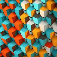 Vibrant Block Color Pattern for Modern Designs photo
