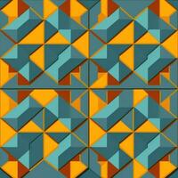 Vibrant Colorful Pattern Tile for Design Projects Generative AI photo