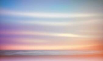 Ethereal Sunset Sky and Ocean Background for a Dreamy Atmosphere photo