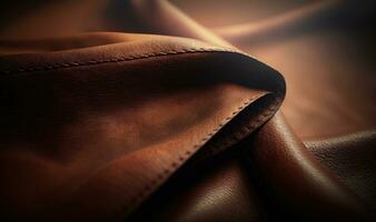 Soft Ethereal Brown Leather Texture Background for Professional Use photo