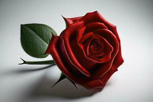 Romantic Red Rose for Valentines Day photo