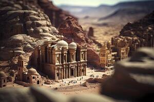 Petras Miniature World A TiltShift View of the Ancient City photo