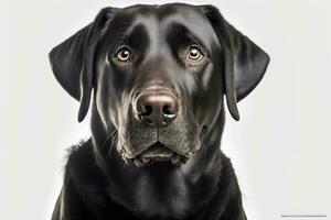Happy Labrador Retriever Looking at Camera photo