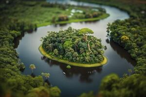 Discover the Beauty of the Amazon Rainforest in South America photo