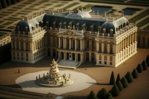 Miniature Palace of Versailles in France photo