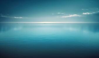 Ethereal Deep Blue Lake Water Abstract Background for Professional Use photo