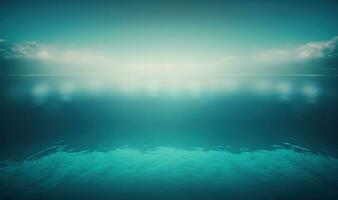 Ethereal Deep Blue Lake Water Abstract Background for Professional Use photo