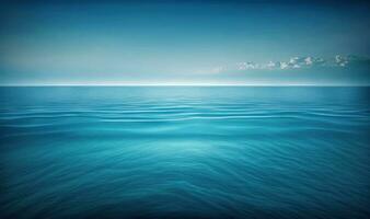 Ethereal Deep Blue Lake Water Abstract Background for Professional Use photo