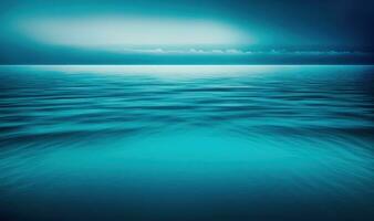 Ethereal Deep Blue Lake Water Abstract Background for Professional Use photo