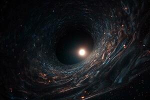 Exploring the Mysterious Depths of a Black Hole in the Cosmos photo