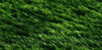 Emerald Green Artificial Grass Field CloseUp Minimalist Background photo