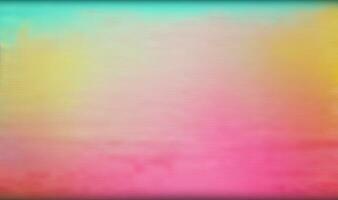 Soft Dreamy Gradient Background in Pink Yellow and Turquoise photo