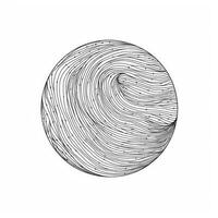 One Continuous Line Drawing of the Moon Minimalist Illustration for Backgrounds and Decor photo