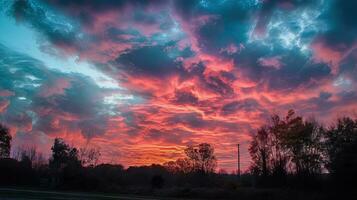 soñador algodón caramelo nubes en el cielo foto